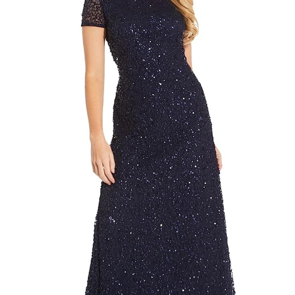 Adrianna Papell Short Sleeve Dress Size 2Petite - Picture 5 of 10